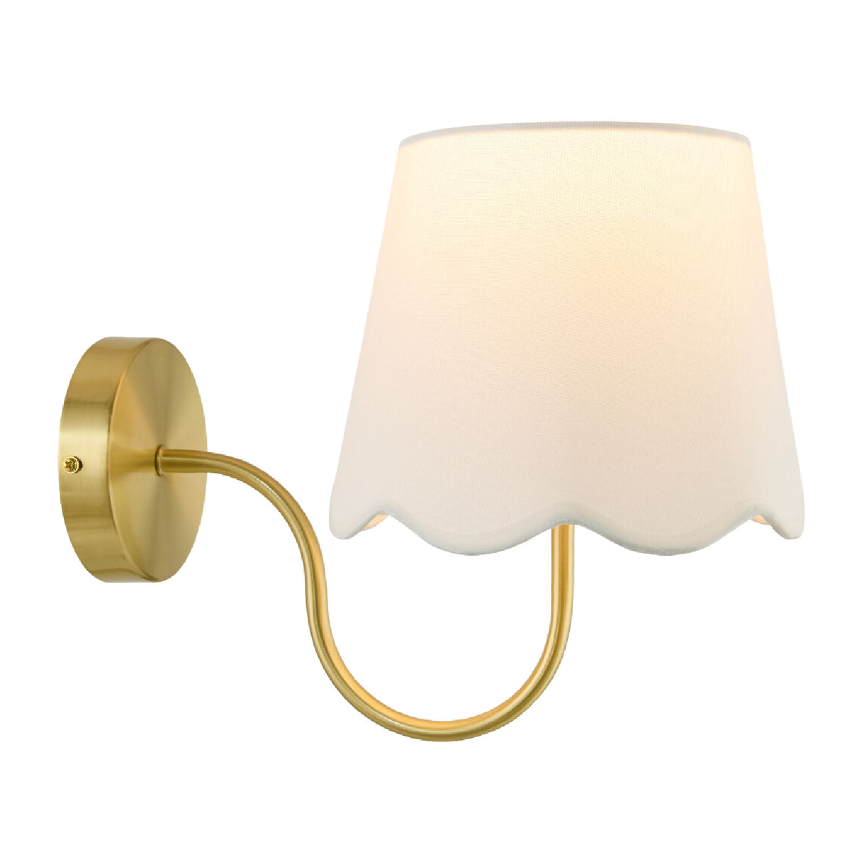   Modern European furniture - Scalloped Linen Wall Lamp - www.oroa.com | Oroa.com