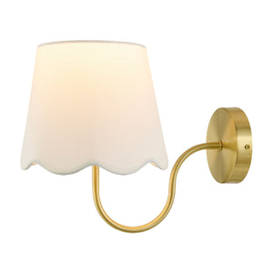   Modern European furniture - Scalloped Linen Wall Lamp - www.oroa.com | Oroa.com