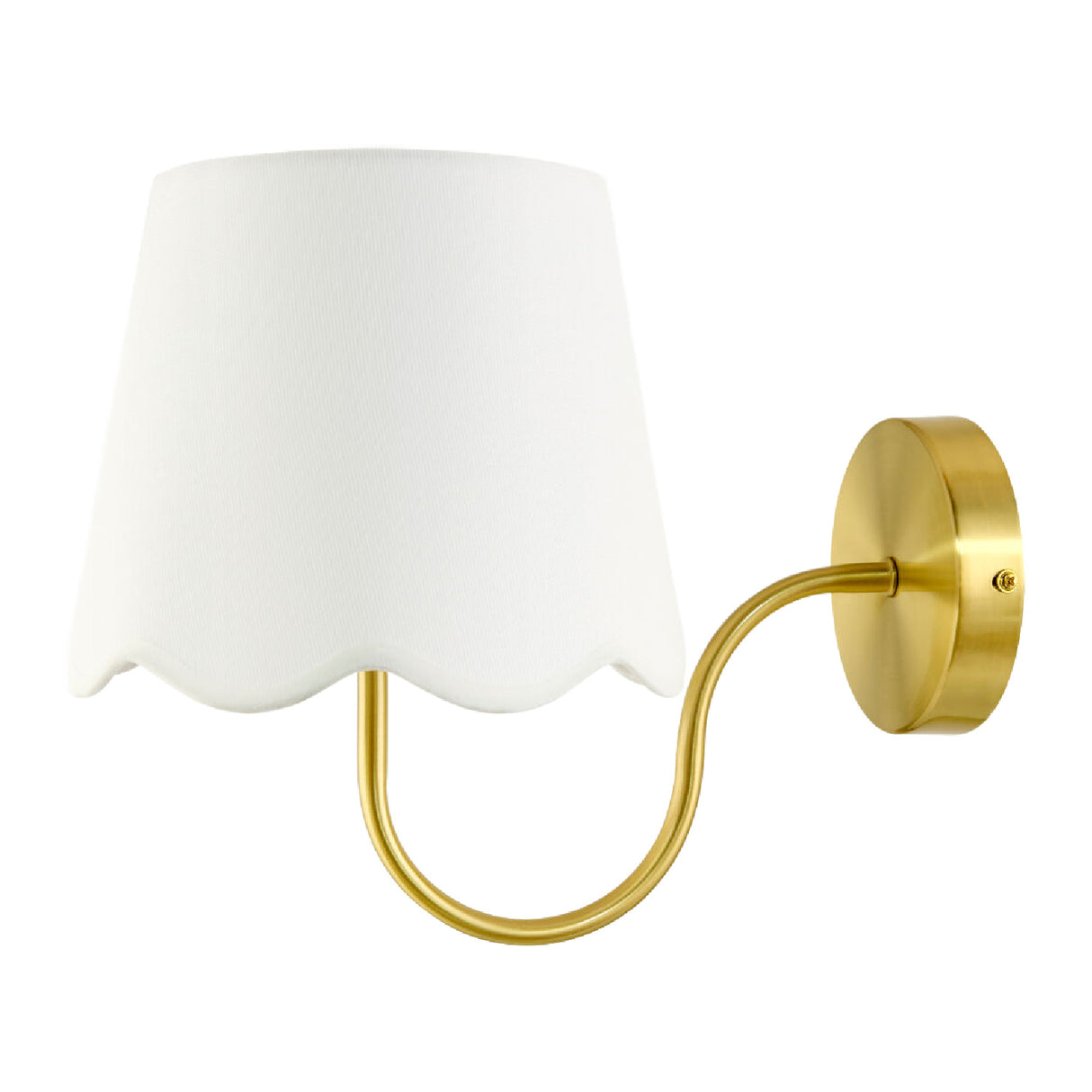   Modern European furniture - Scalloped Linen Wall Lamp - www.oroa.com | Oroa.com