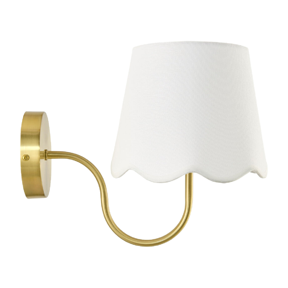   Modern European furniture - Scalloped Linen Wall Lamp - www.oroa.com | Oroa.com