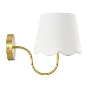   Modern European furniture - Scalloped Linen Wall Lamp - www.oroa.com | Oroa.com