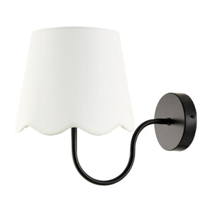   Modern European furniture - Scalloped Linen Wall Lamp - www.oroa.com | Oroa.com