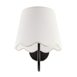   Modern European furniture - Scalloped Linen Wall Lamp - www.oroa.com | Oroa.com