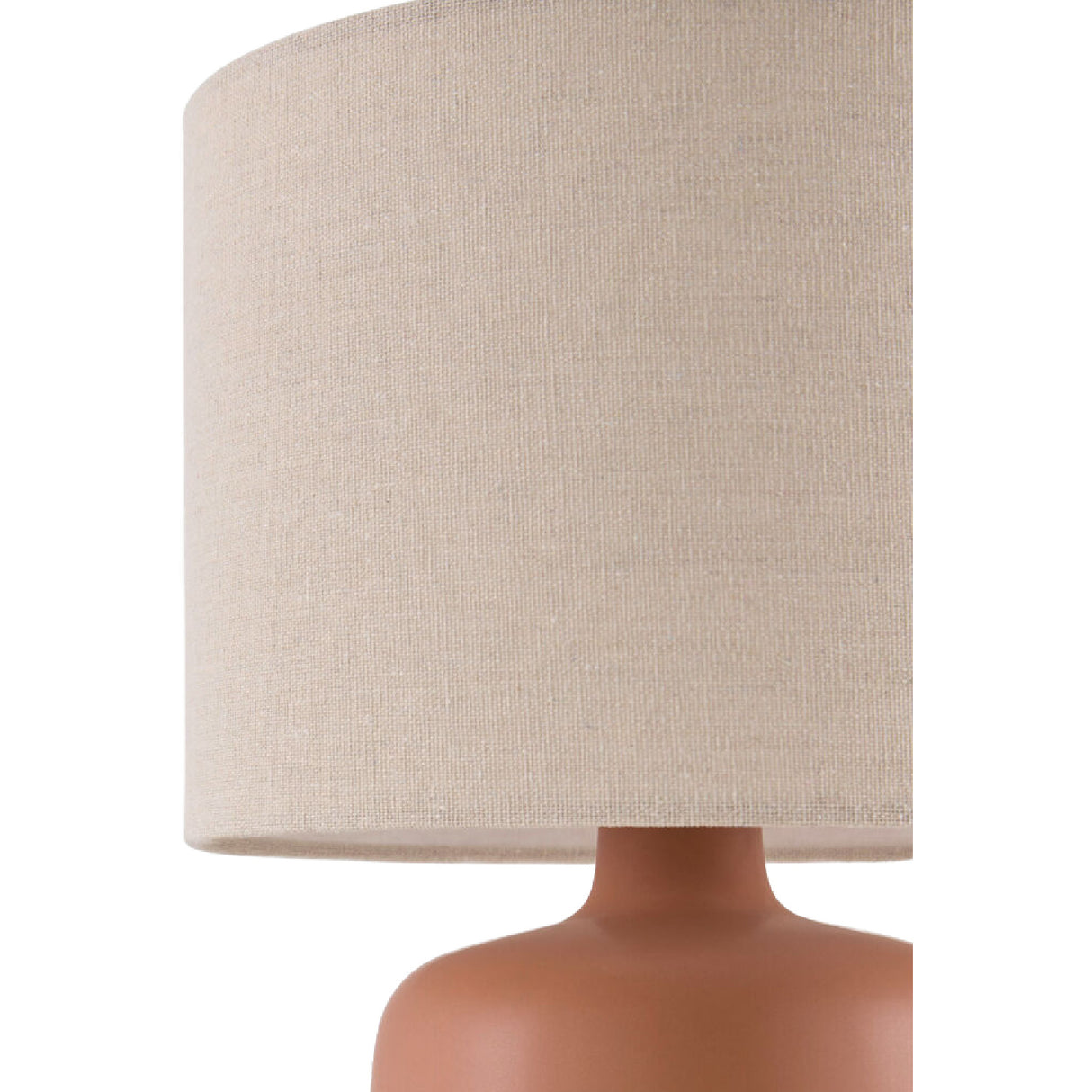   Modern European furniture - Beige Linen Ceramic Table Lamp S - www.oroa.com | Oroa.com