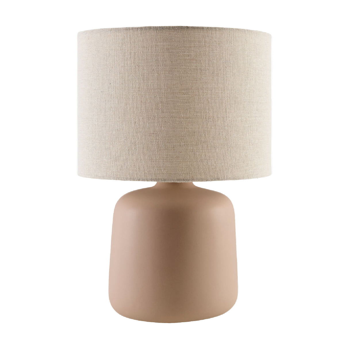   Modern European furniture - Beige Linen Ceramic Table Lamp S - www.oroa.com | Oroa.com