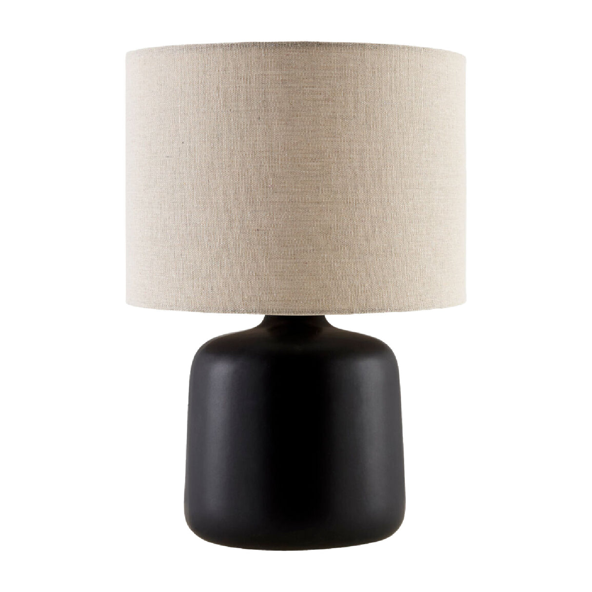   Modern European furniture - Beige Linen Ceramic Table Lamp S - www.oroa.com | Oroa.com