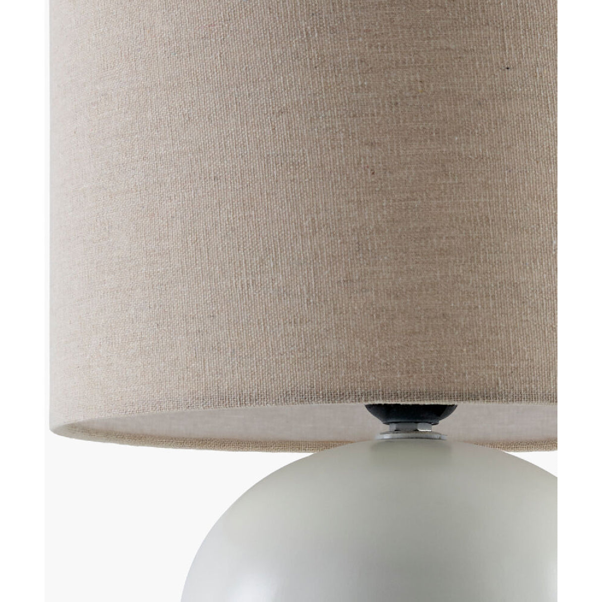   Modern European furniture - Rounded Ceramic Linen Table Lamp - www.oroa.com | Oroa.com