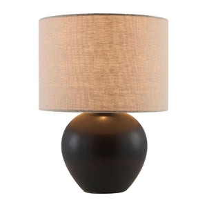   Modern European furniture - Rounded Ceramic Linen Table Lamp - www.oroa.com | Oroa.com