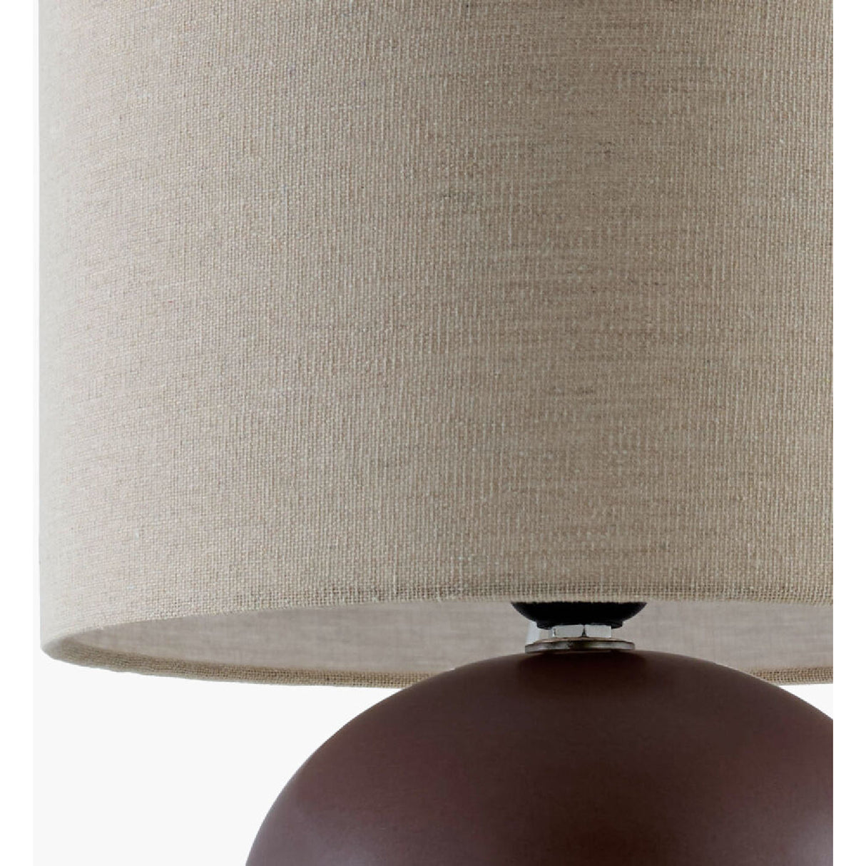   Modern European furniture - Rounded Ceramic Linen Table Lamp - www.oroa.com | Oroa.com