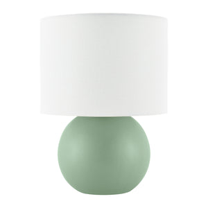   Modern European furniture - Round Glazed Ceramic Table Lamp - www.oroa.com | Oroa.com
