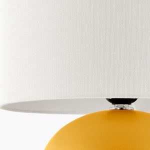   Modern European furniture - Round Glazed Ceramic Table Lamp - www.oroa.com | Oroa.com