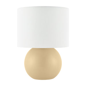   Modern European furniture - Round Glazed Ceramic Table Lamp - www.oroa.com | Oroa.com