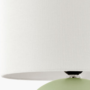   Modern European furniture - Round Glazed Ceramic Table Lamp - www.oroa.com | Oroa.com