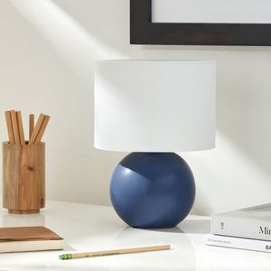   Modern European furniture - Round Glazed Ceramic Table Lamp - www.oroa.com | Oroa.com