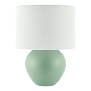   Modern European furniture - White Linen Ceramic Table Lamp - www.oroa.com | Oroa.com