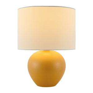   Modern European furniture - White Linen Ceramic Table Lamp - www.oroa.com | Oroa.com