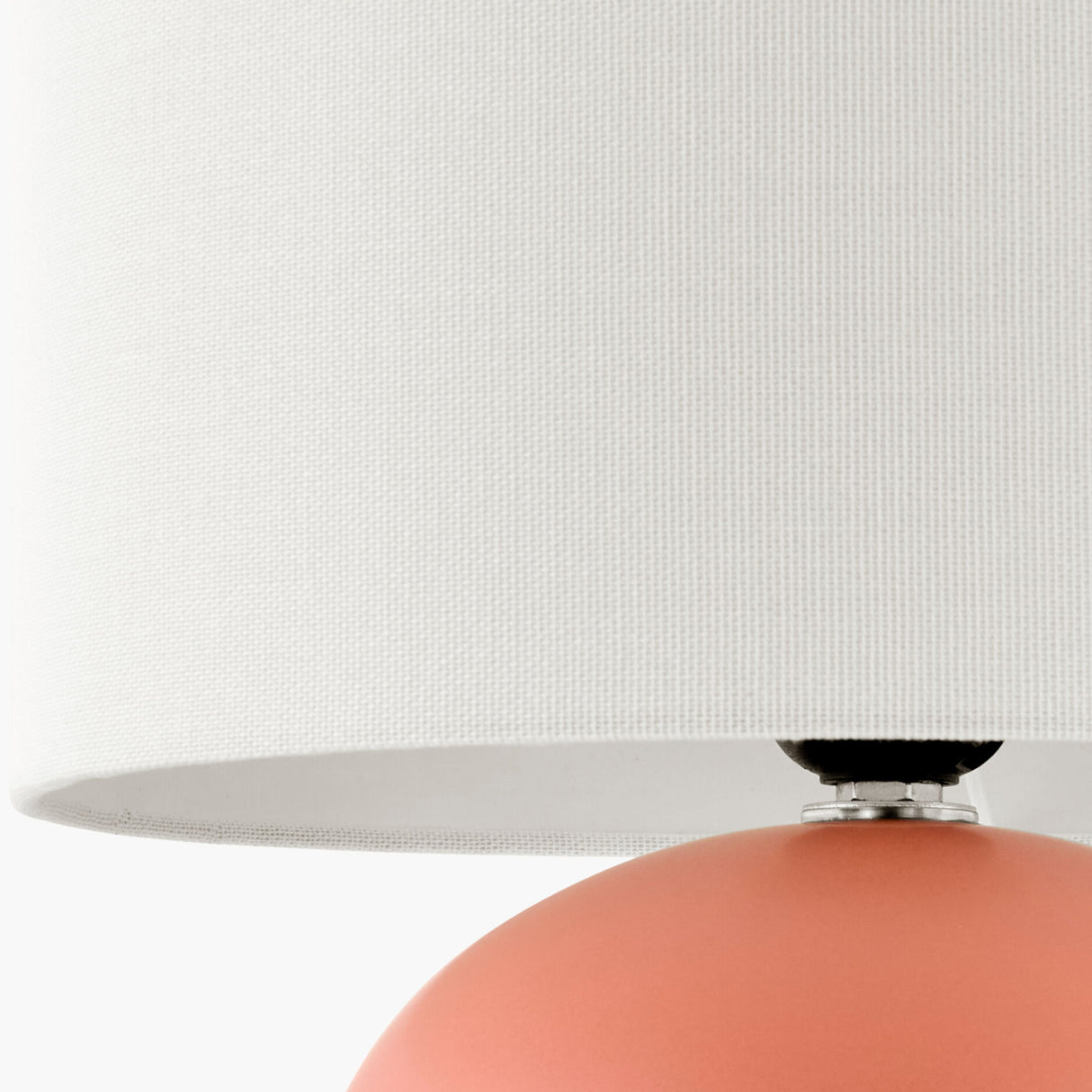   Modern European furniture - White Linen Ceramic Table Lamp - www.oroa.com | Oroa.com