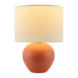   Modern European furniture - White Linen Ceramic Table Lamp - www.oroa.com | Oroa.com
