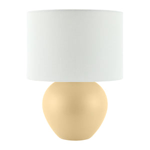   Modern European furniture - White Linen Ceramic Table Lamp - www.oroa.com | Oroa.com
