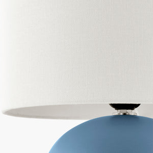   Modern European furniture - White Linen Ceramic Table Lamp - www.oroa.com | Oroa.com