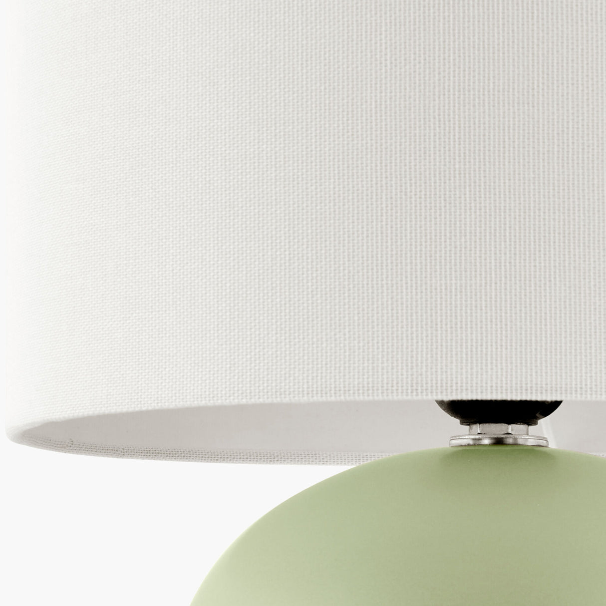   Modern European furniture - White Linen Ceramic Table Lamp - www.oroa.com | Oroa.com