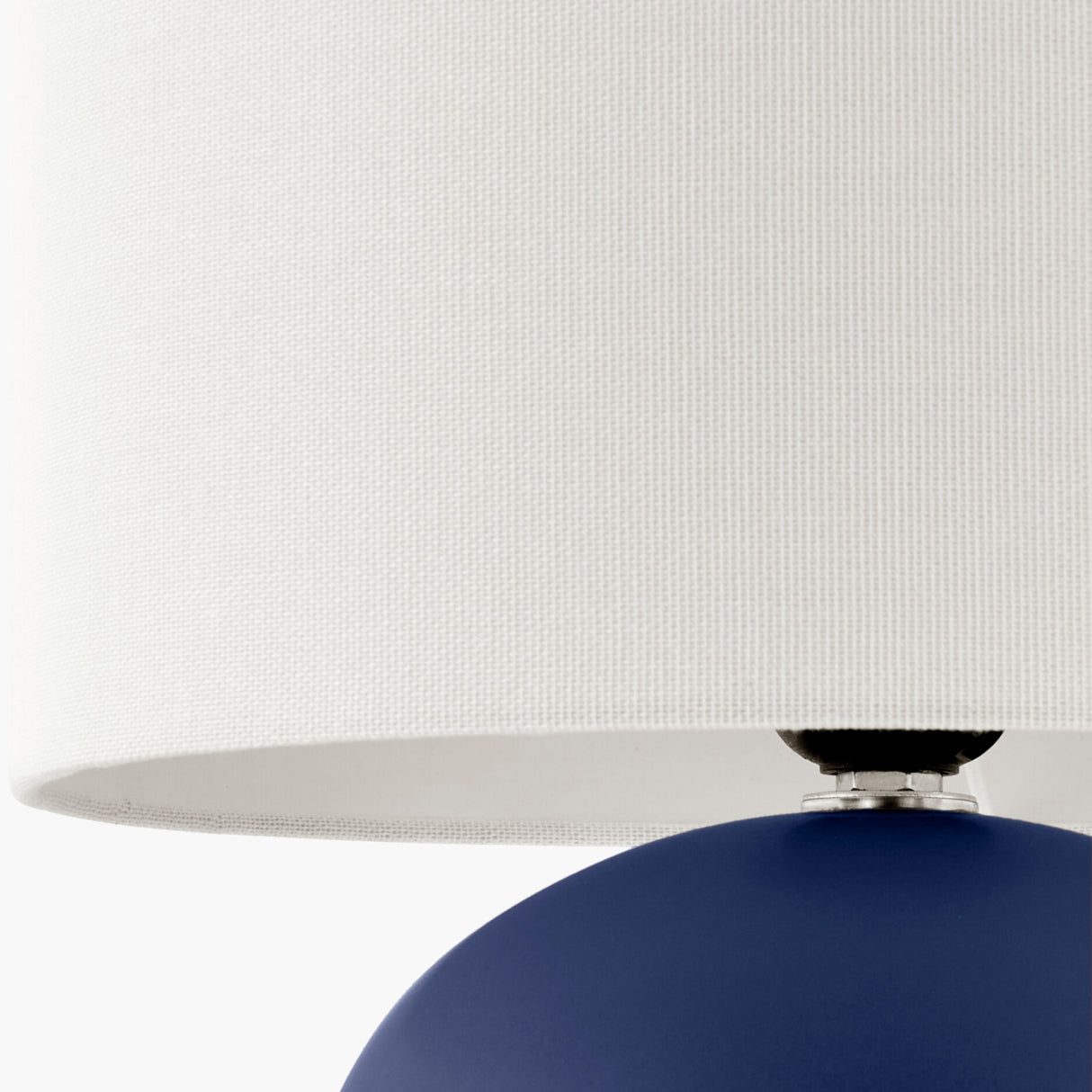   Modern European furniture - White Linen Ceramic Table Lamp - www.oroa.com | Oroa.com