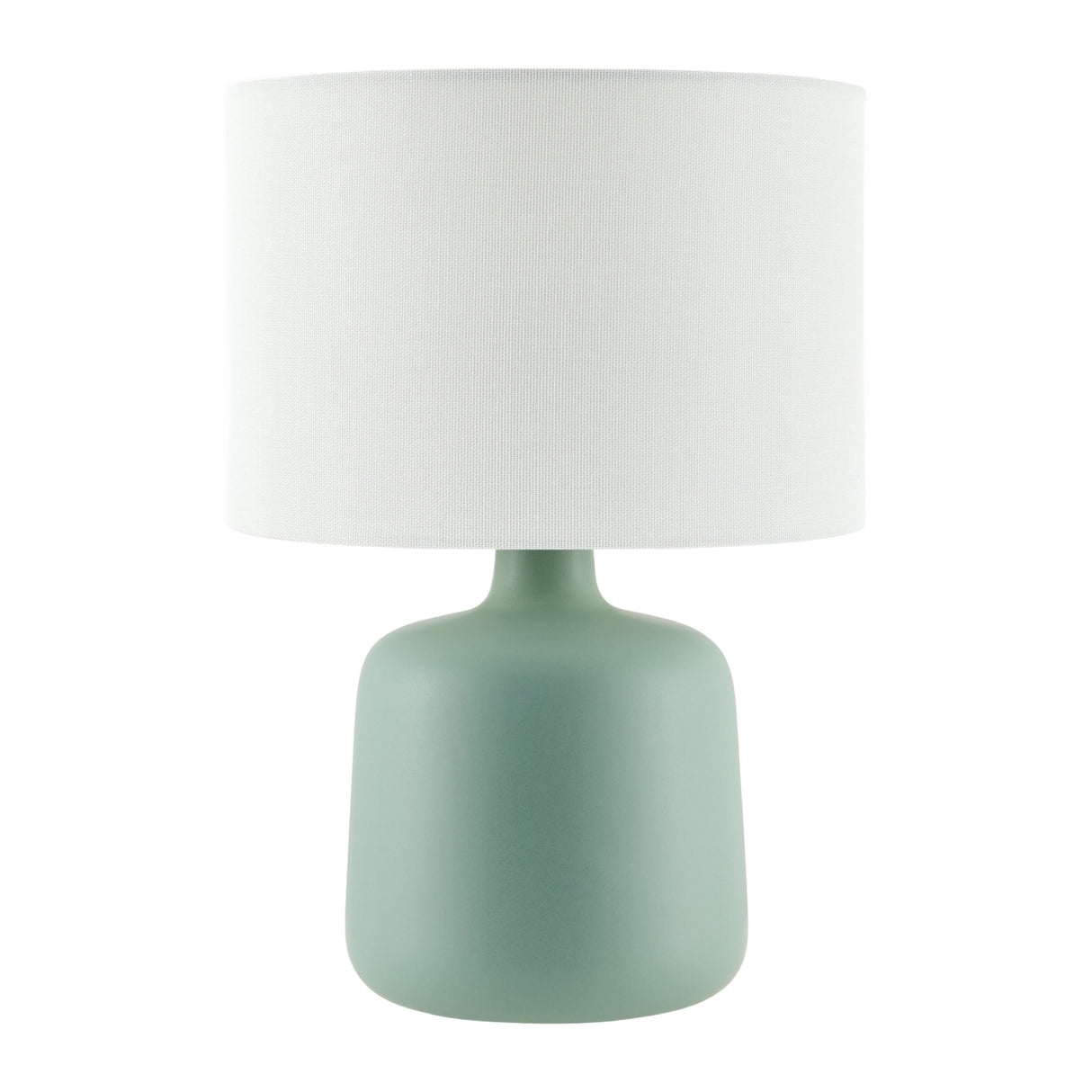   Modern European furniture - White Jute Ceramic Table Lamp - www.oroa.com | Oroa.com