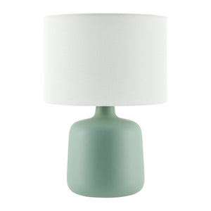   Modern European furniture - White Jute Ceramic Table Lamp - www.oroa.com | Oroa.com