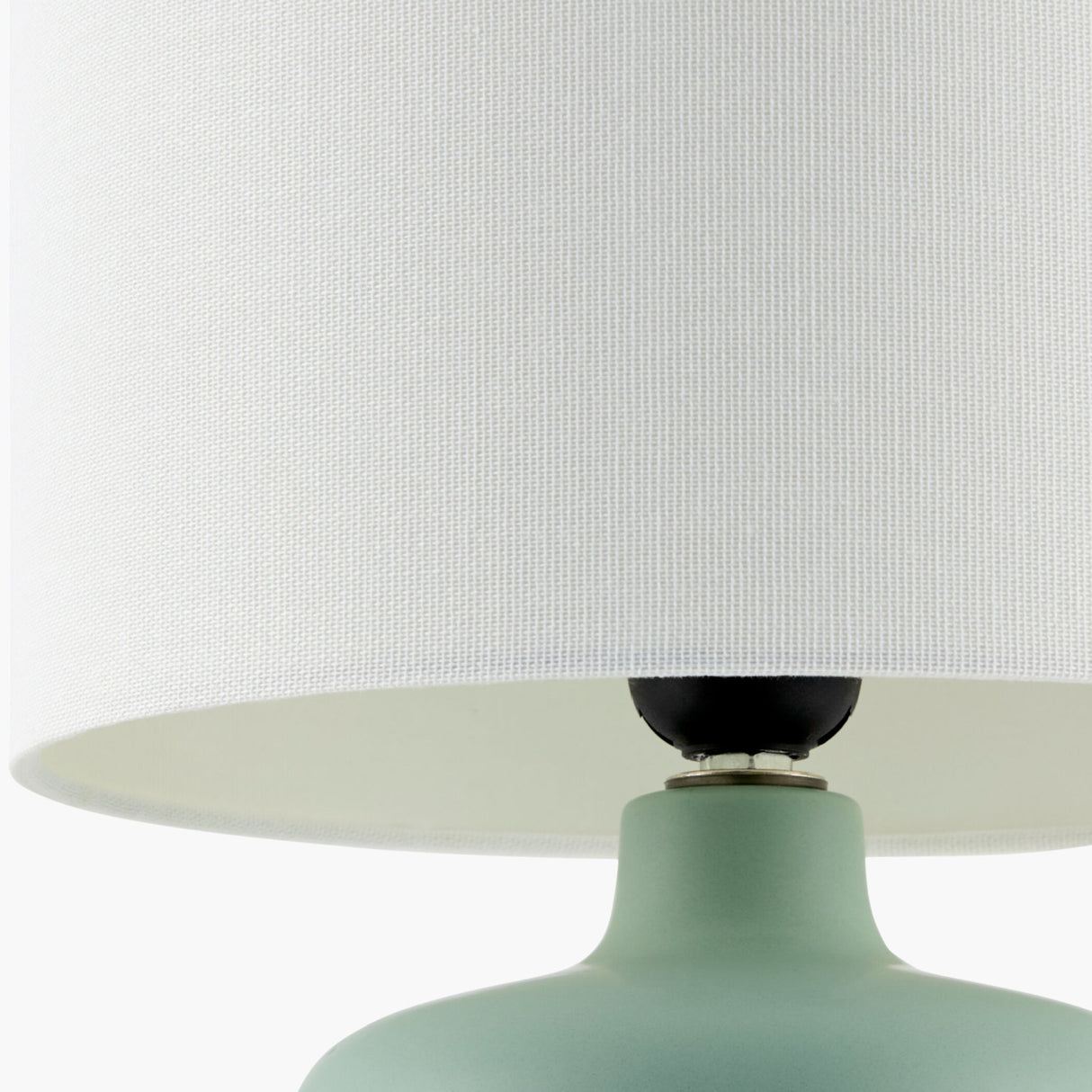   Modern European furniture - White Jute Ceramic Table Lamp - www.oroa.com | Oroa.com