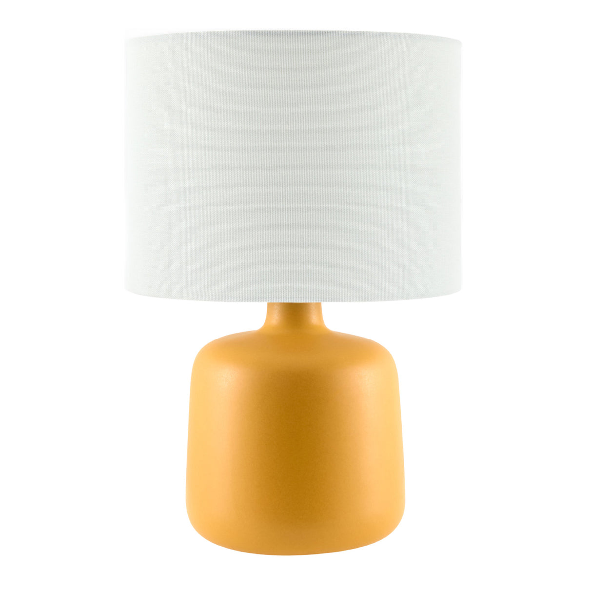   Modern European furniture - White Jute Ceramic Table Lamp - www.oroa.com | Oroa.com