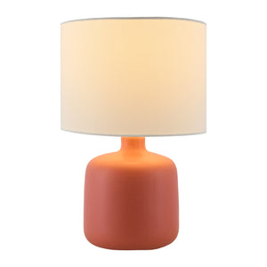   Modern European furniture - White Jute Ceramic Table Lamp - www.oroa.com | Oroa.com