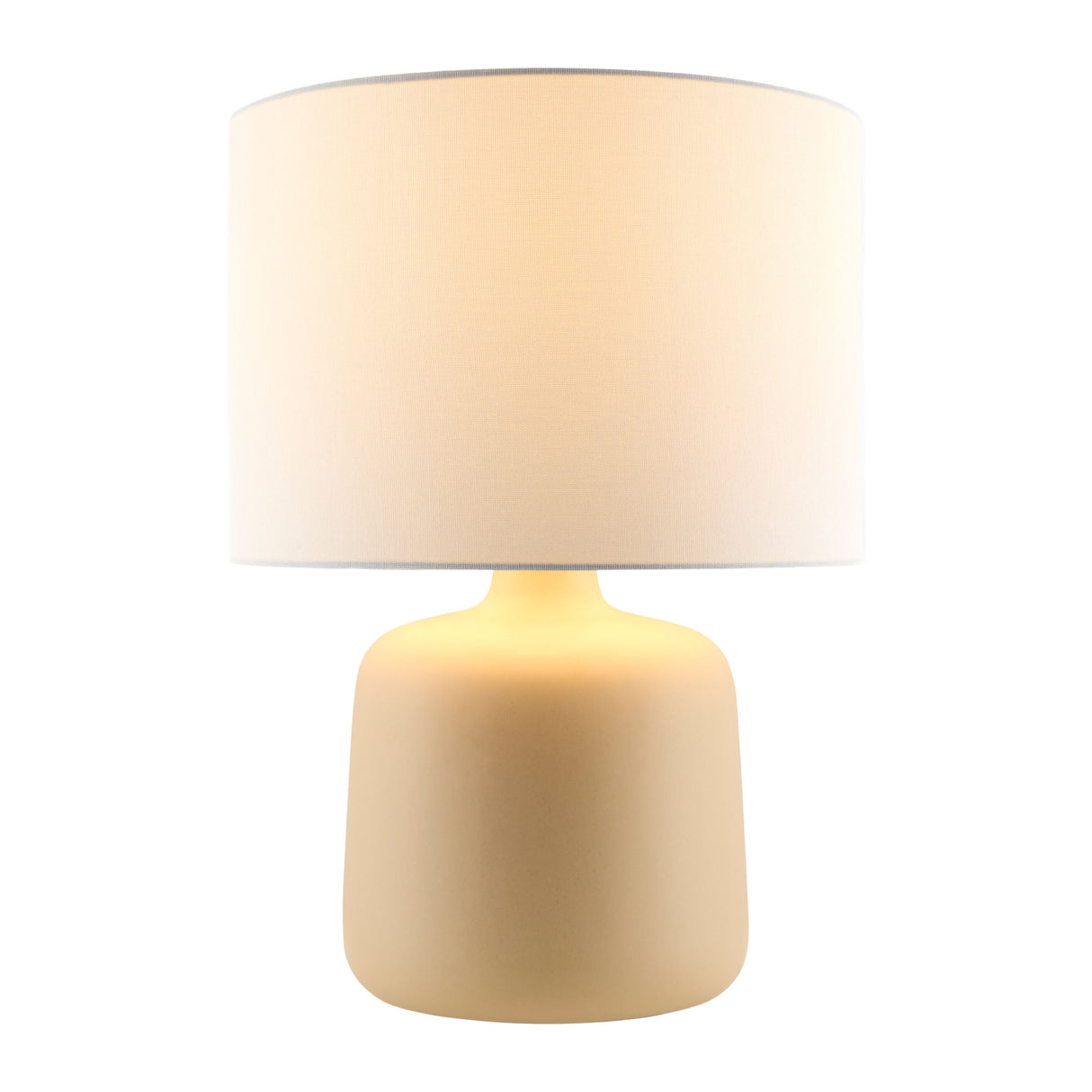  Modern European furniture - White Jute Ceramic Table Lamp - www.oroa.com | Oroa.com