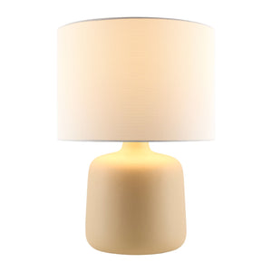  Modern European furniture - White Jute Ceramic Table Lamp - www.oroa.com | Oroa.com