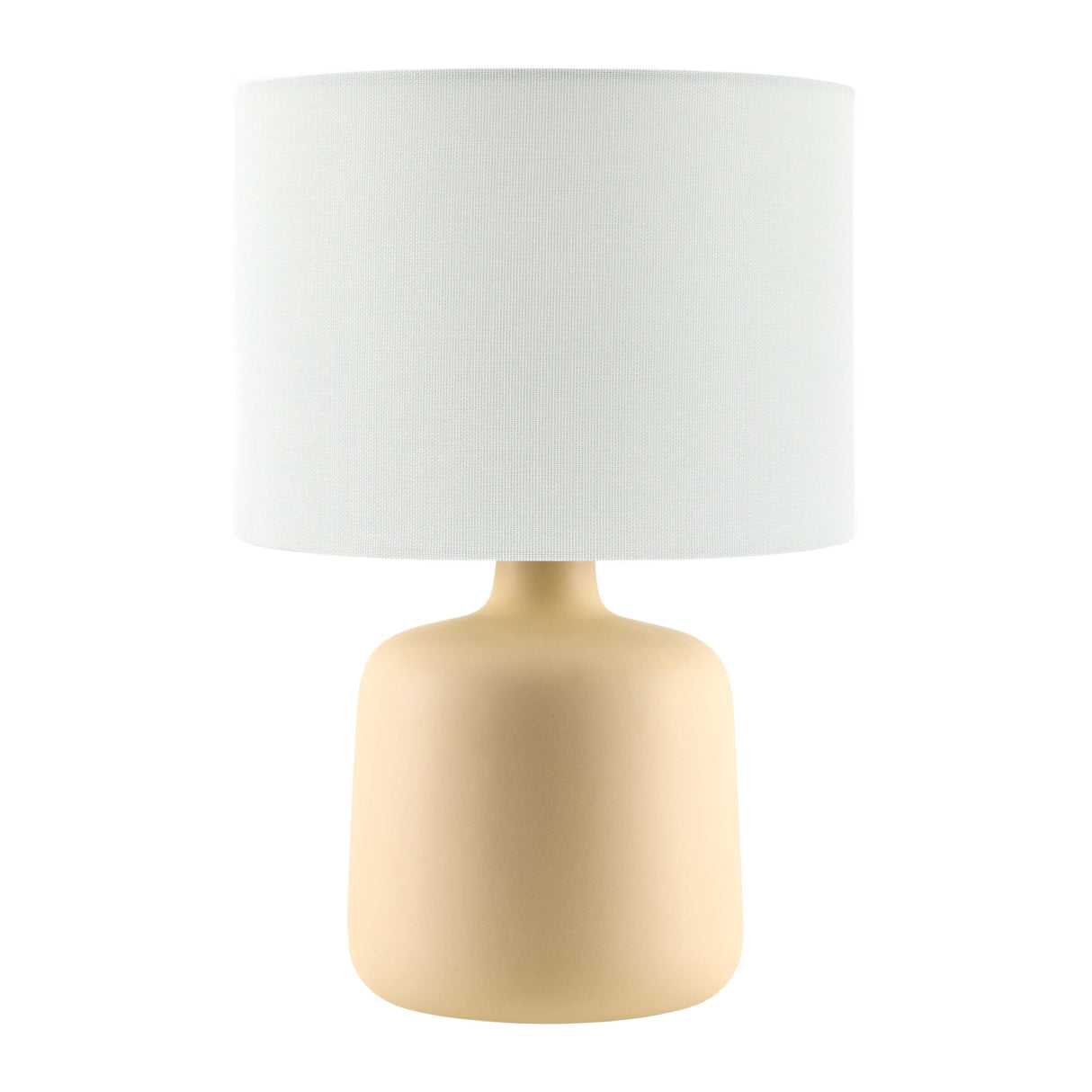   Modern European furniture - White Jute Ceramic Table Lamp - www.oroa.com | Oroa.com