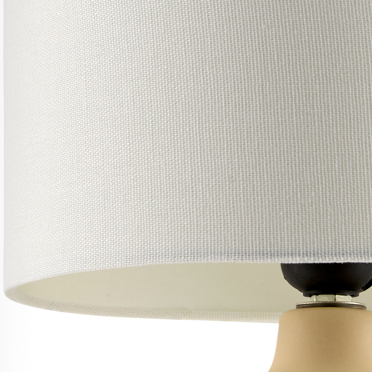   Modern European furniture - White Jute Ceramic Table Lamp - www.oroa.com | Oroa.com