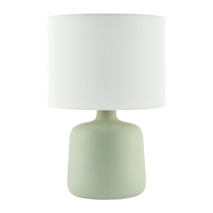   Modern European furniture - White Jute Ceramic Table Lamp - www.oroa.com | Oroa.com