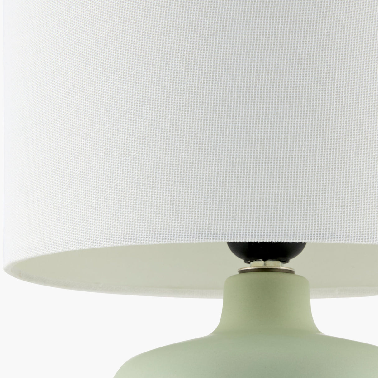   Modern European furniture - White Jute Ceramic Table Lamp - www.oroa.com | Oroa.com