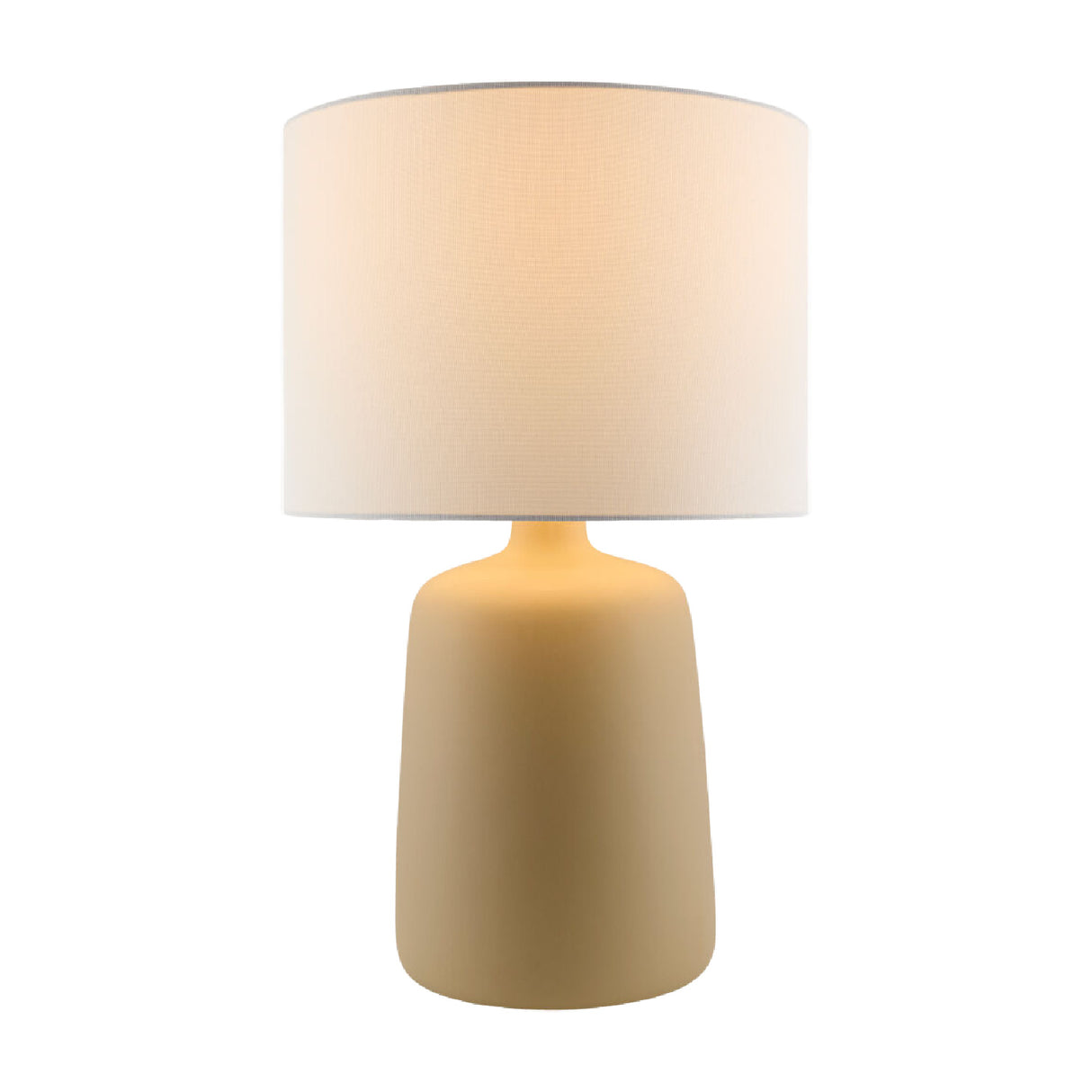   Modern European furniture - Ceramic White Linen Table Lamp - www.oroa.com | Oroa.com