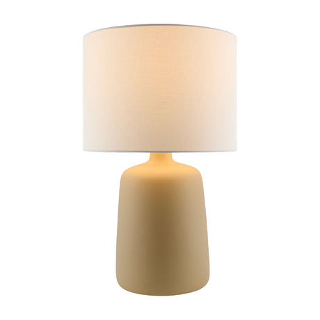   Modern European furniture - Ceramic White Linen Table Lamp - www.oroa.com | Oroa.com