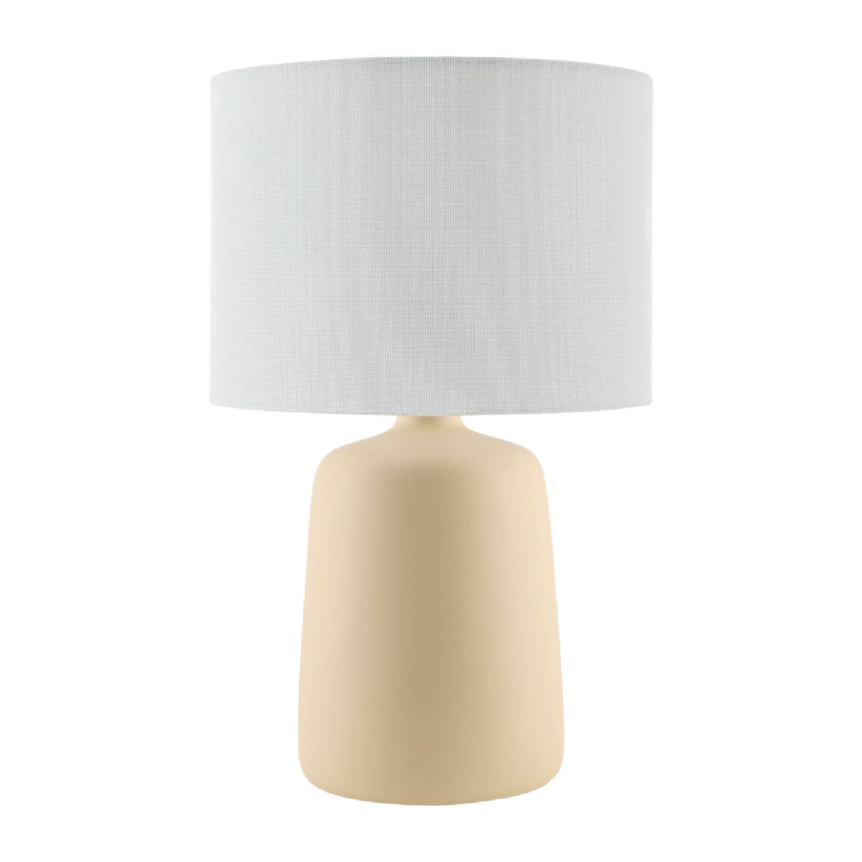   Modern European furniture - Ceramic White Linen Table Lamp - www.oroa.com | Oroa.com
