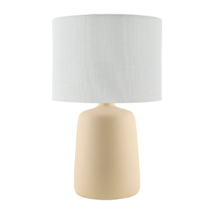   Modern European furniture - Ceramic White Linen Table Lamp - www.oroa.com | Oroa.com