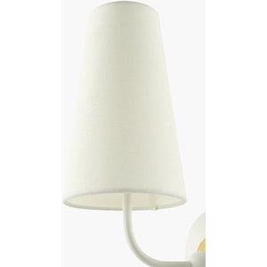   Modern European furniture - Elongated White Shade Wall Lamp - www.oroa.com | Oroa.com