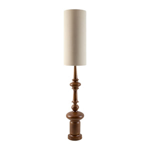   Modern European furniture - Cylindrical Linen Shade Floor Lamp - www.oroa.com | Oroa.com