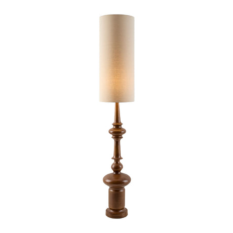   Modern European furniture - Cylindrical Linen Shade Floor Lamp - www.oroa.com | Oroa.com