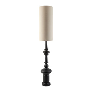   Modern European furniture - Cylindrical Linen Shade Floor Lamp - www.oroa.com | Oroa.com