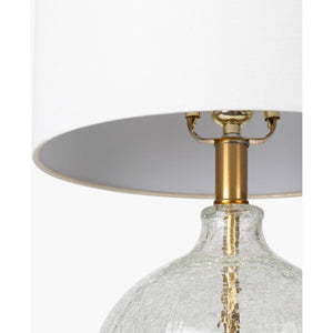   Modern European furniture - Crackle Clear Glass Table Lamp - www.oroa.com | Oroa.com