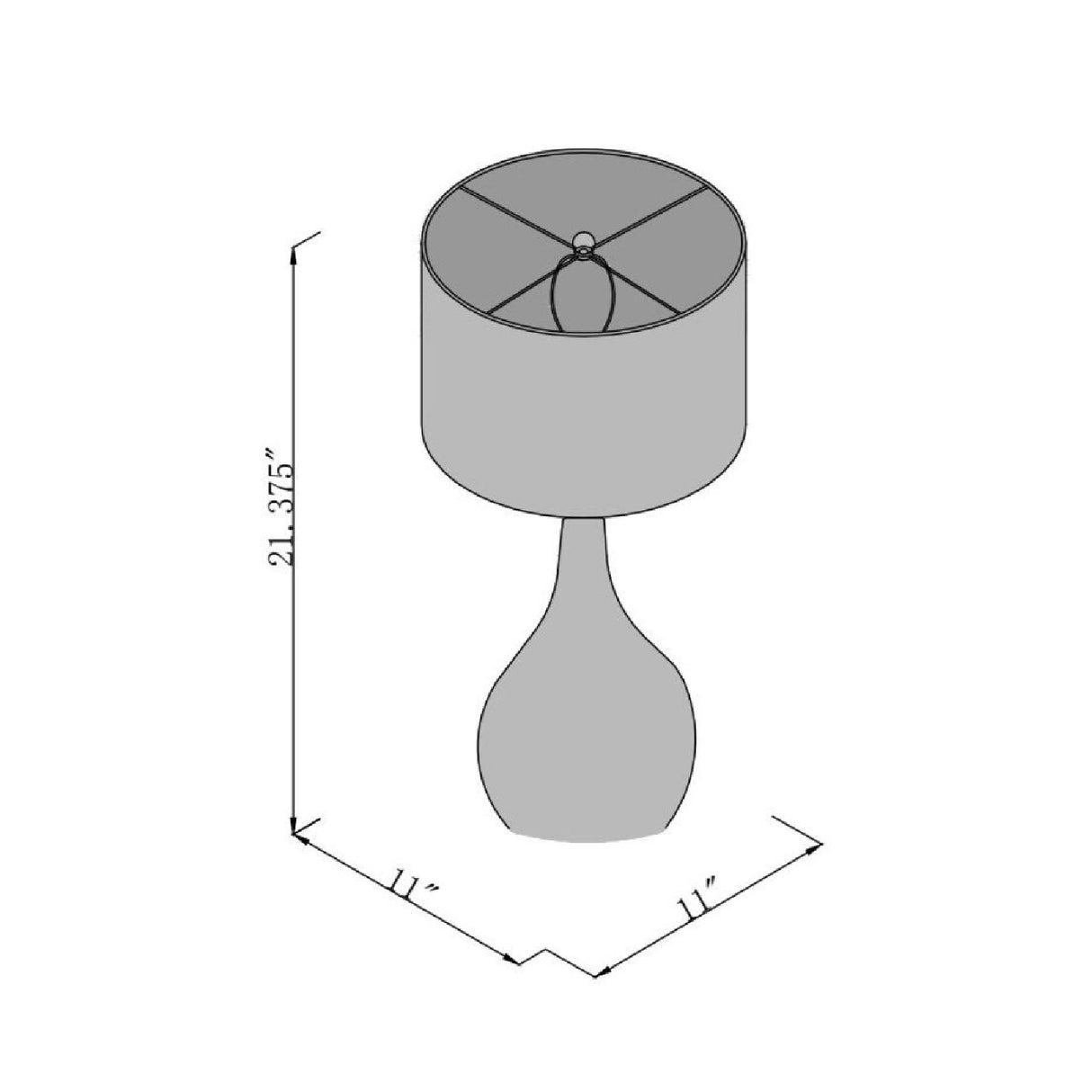   Modern European furniture - Ceramic Vase-Inspired Table Lamp - www.oroa.com | Oroa.com