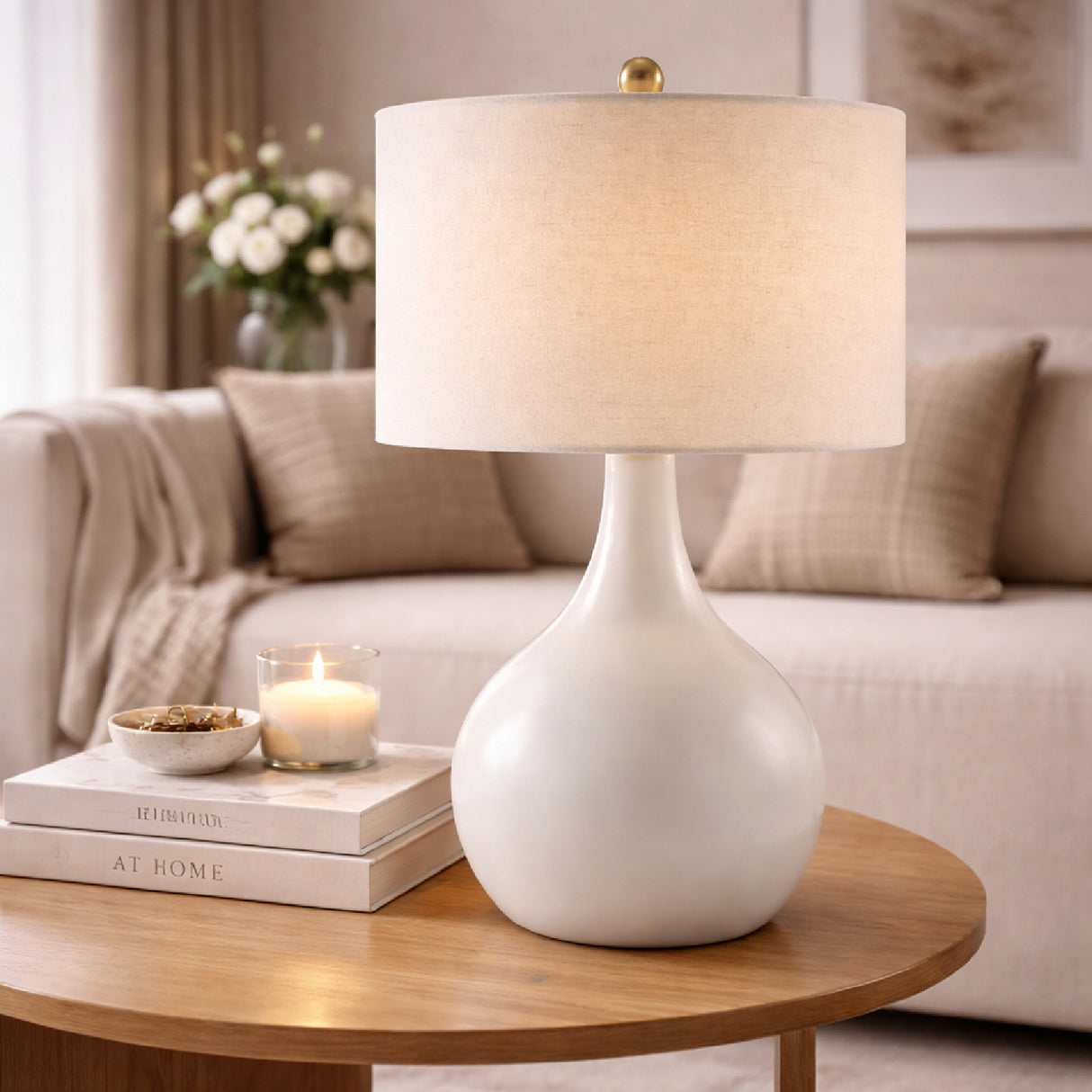  Modern European furniture - Ceramic Vase-Inspired Table Lamp - www.oroa.com | Oroa.com