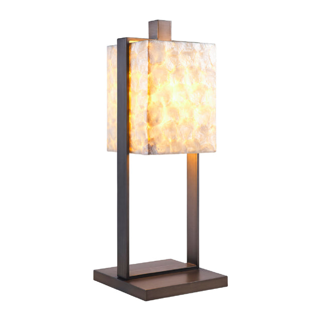 Modern European furniture - Silver Gray Accent Table Lamp - www.oroa.com