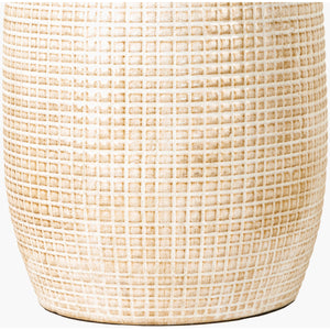   Modern European furniture - Beige Linen Ceramic Table Lamp - www.oroa.com | Oroa.com